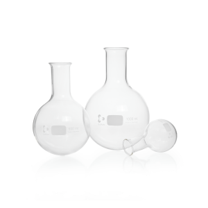 DURAN® Round Bottom Flask Narrow Neck with Beaded Rim