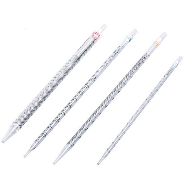 Borosilicate Glass 1ml 2ml 5ml Volumetric Pipets Transfer Pipette