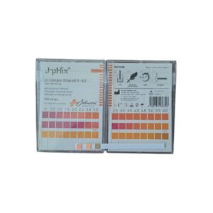pH Indicator Strips Non Bleed pH 0 - 6.0, 100 Strips