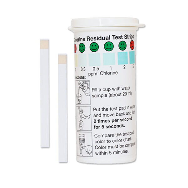 Residual Chlorine Test Strip 5ppm