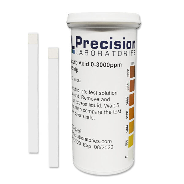 Peracetic Acid Test Strip, 3000ppm