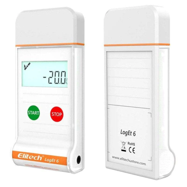 Elitech LogEt 6 Temperature Data Logger Single Use