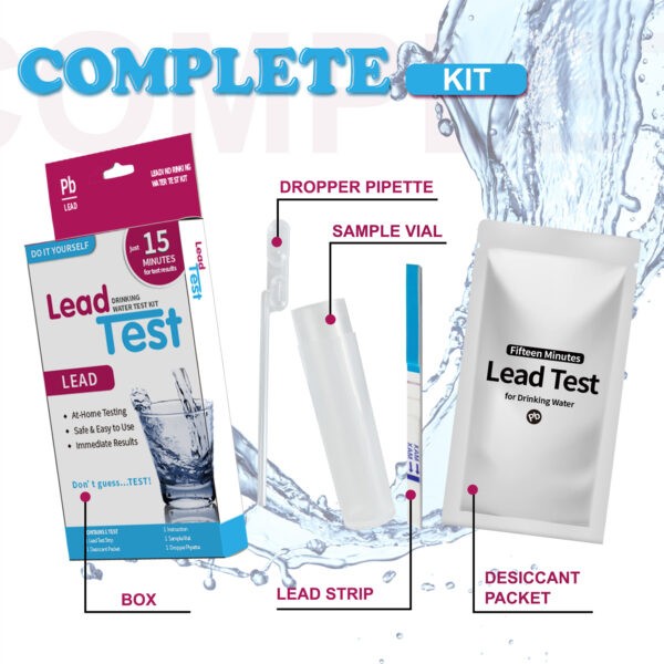 Home DIY LEAD in Drinking Water Test Kit
