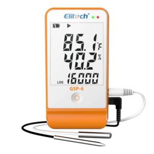 Digital Temperature And Humidity Data Logger Detachable Dual Probes