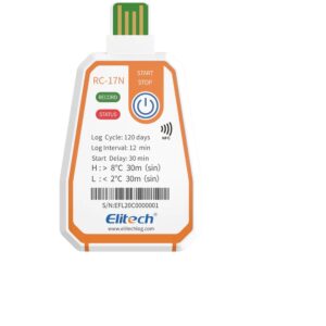 Elitech USB/NFC PDF Data Logger Recorder Single-use Disposable, up to 120 Days Transportation